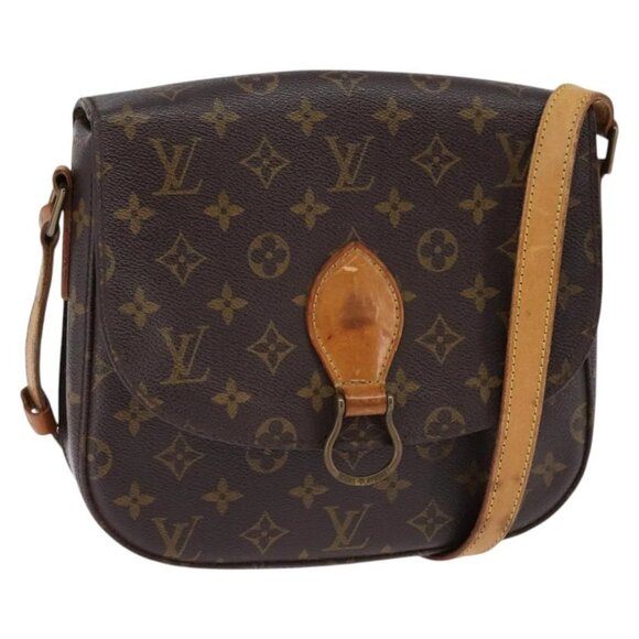 LOUIS VUITTON Monogram Saint Cloud GM Shoulder Bag M51242 LV Auth 144657 - Picture 1 of 16